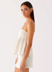 Cassie Tube Top - Oat