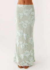 Radiate Maxi Skirt - Sage