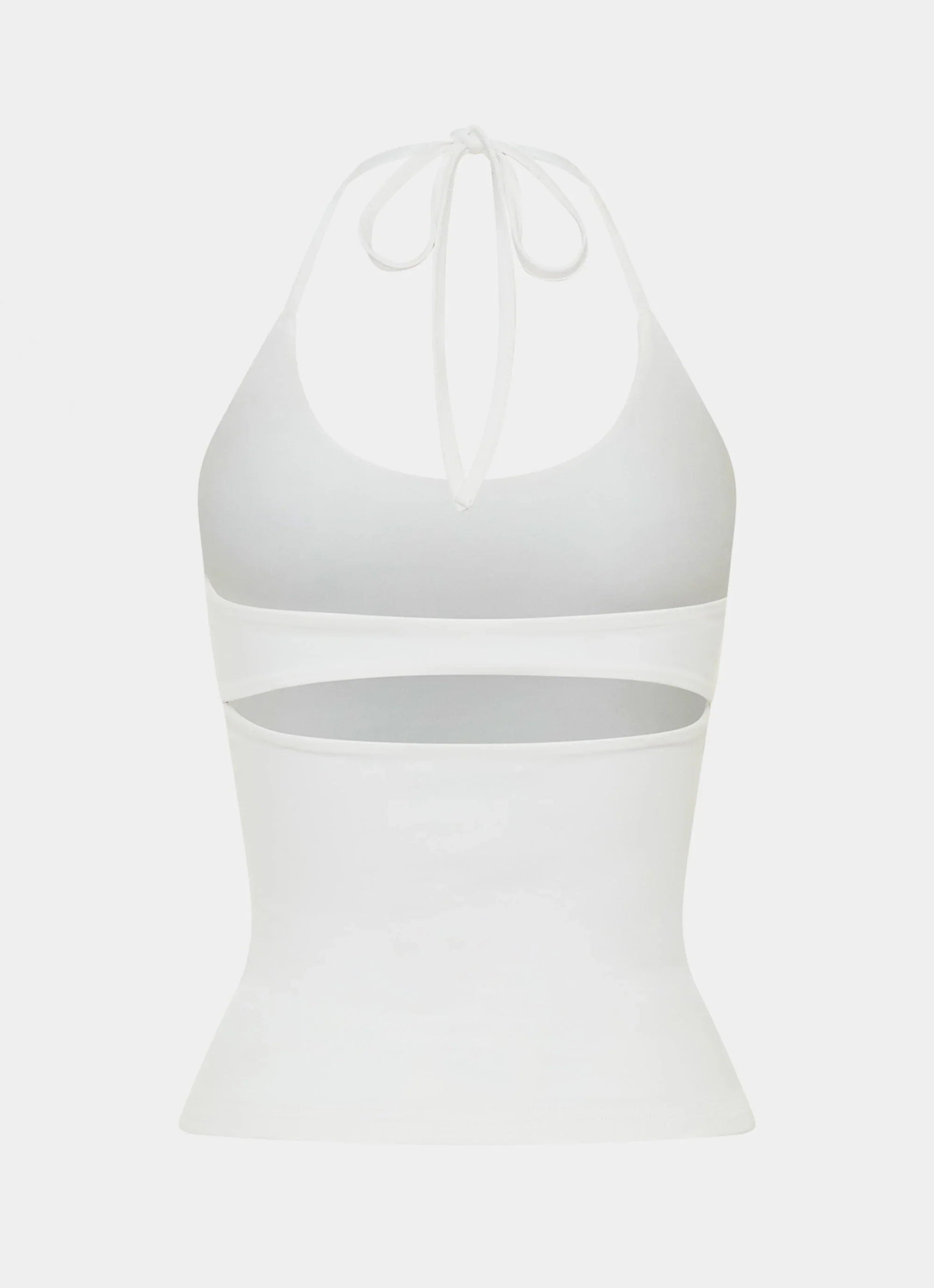 Chauncey Halter Top - White
