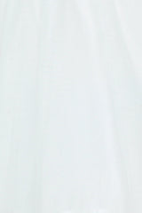 Giving All Of Me Strapless Tulle Mini Dress White