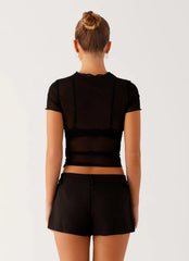 Dalton Mesh T-Shirt - Black